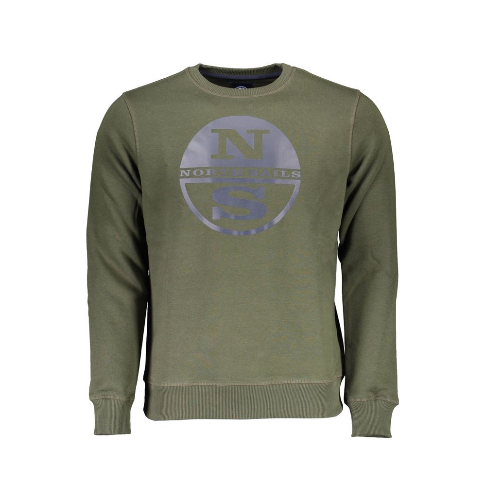 Green Cotton Sweatshirt