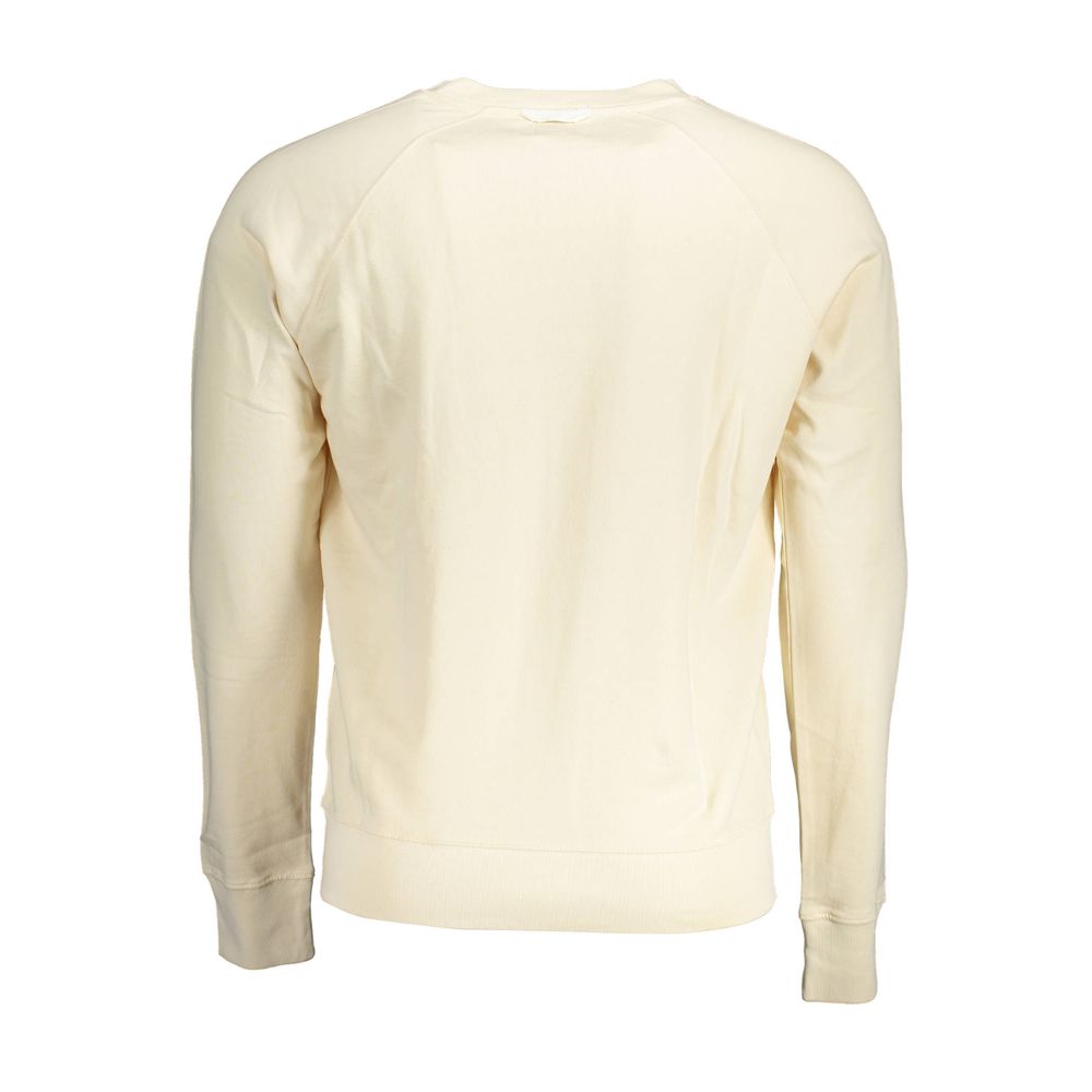 Beige Cotton Men Sweatshirt - ventzia