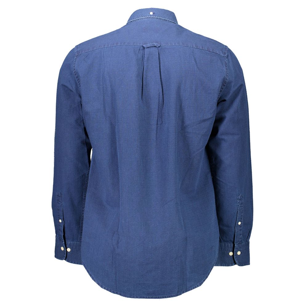 Blu Cotton Men's Shirt - ventzia