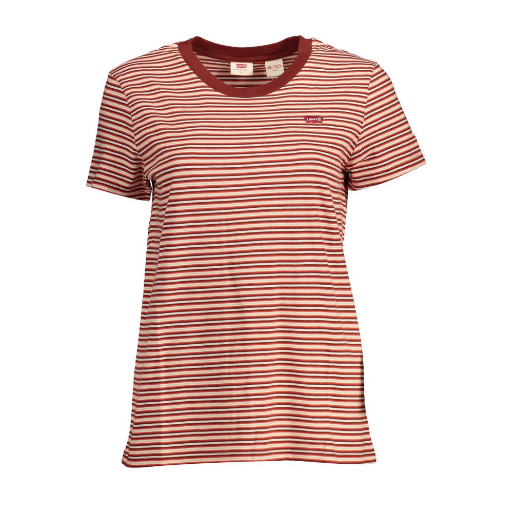 Rosso Cotton Women T-Shirt - ventzia
