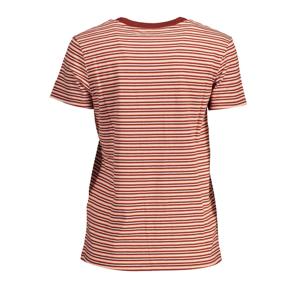 Rosso Cotton Women T-Shirt - ventzia