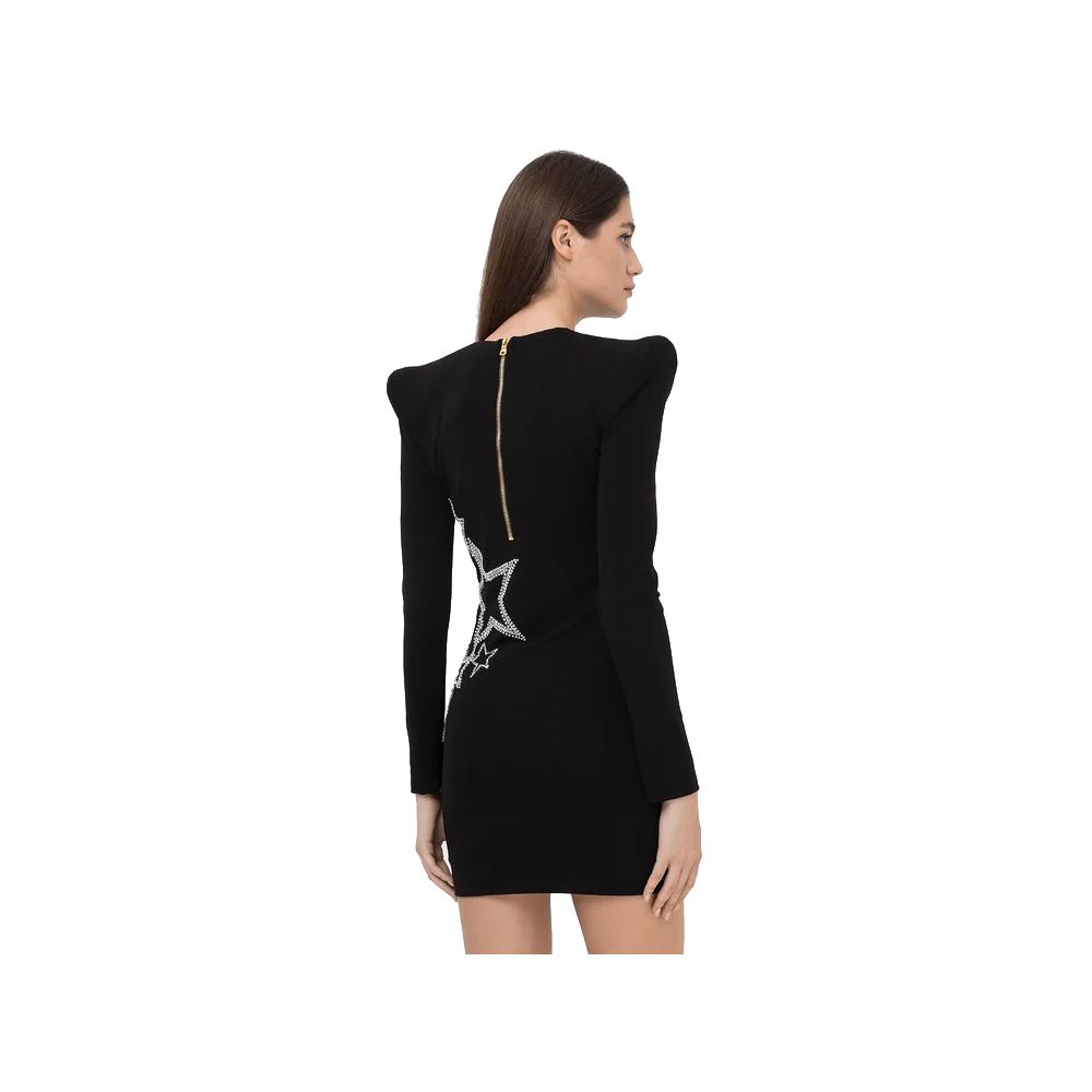 Black Viscose Dress - ventzia