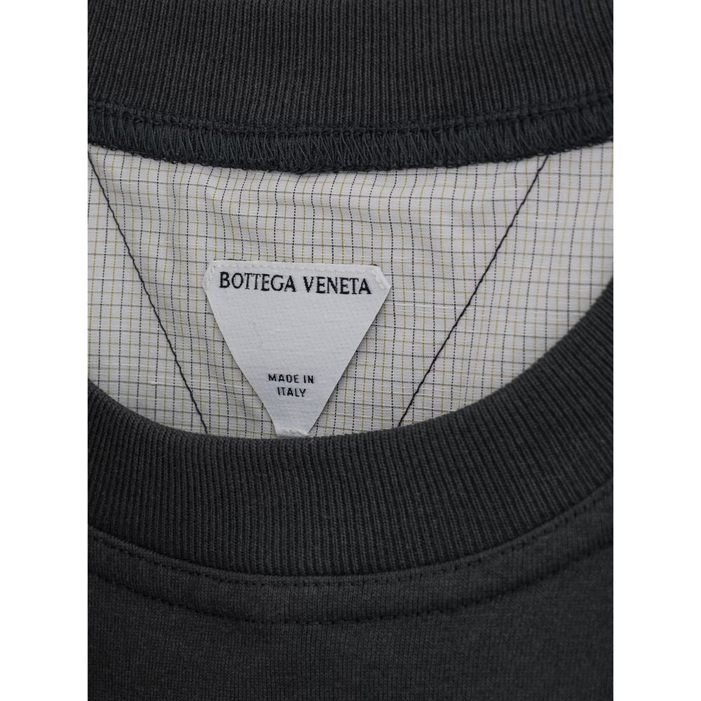 Gray Cotton T-Shirt - ventzia