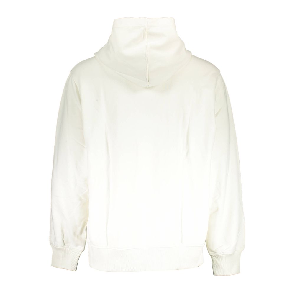 White Cotton Men's Sweatshirt - ventzia