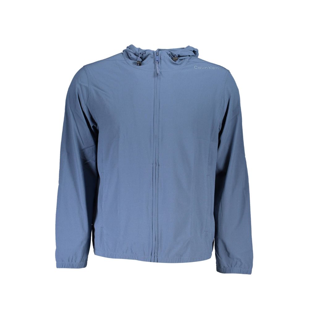 Blue Polyester Men's Sweatshirt - ventzia