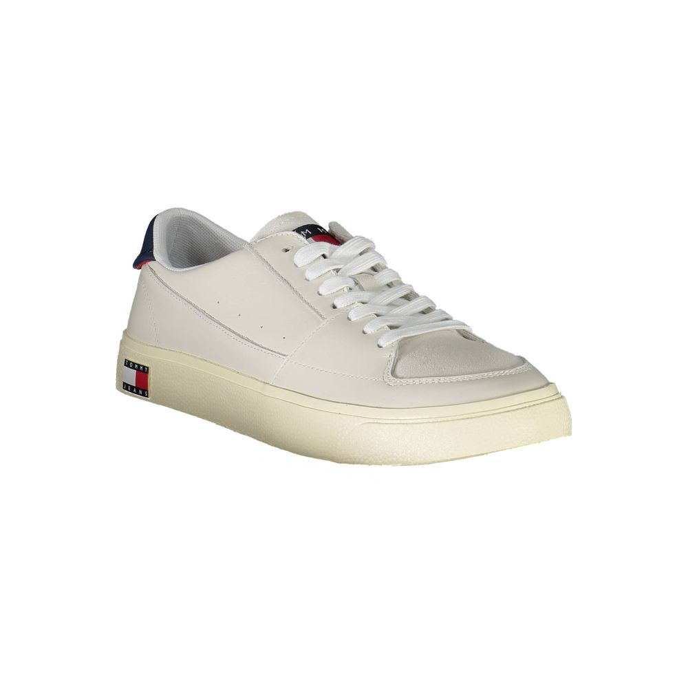 White Leather Men Sneaker - ventzia