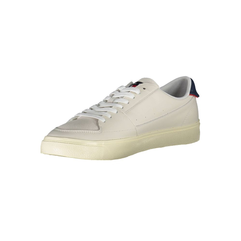 White Leather Men Sneaker - ventzia