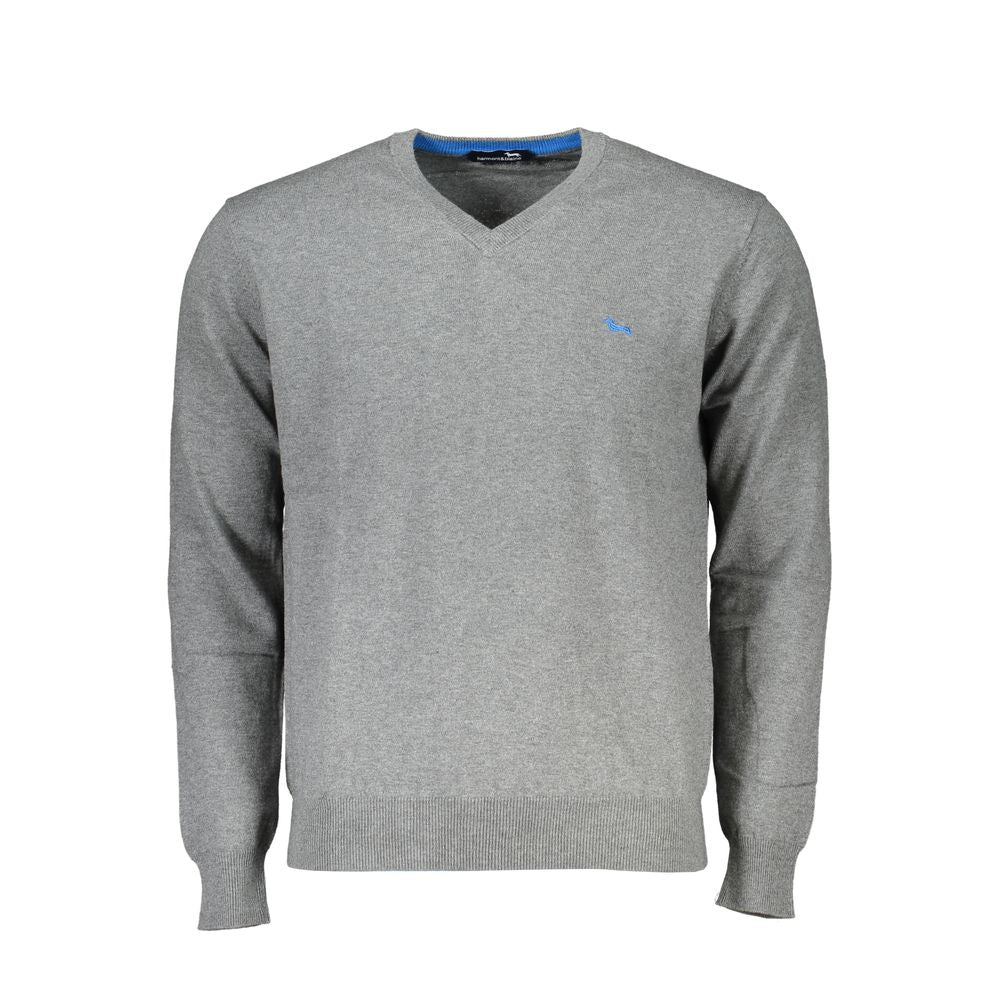 Grigio Cotton Mens Sweater - ventzia