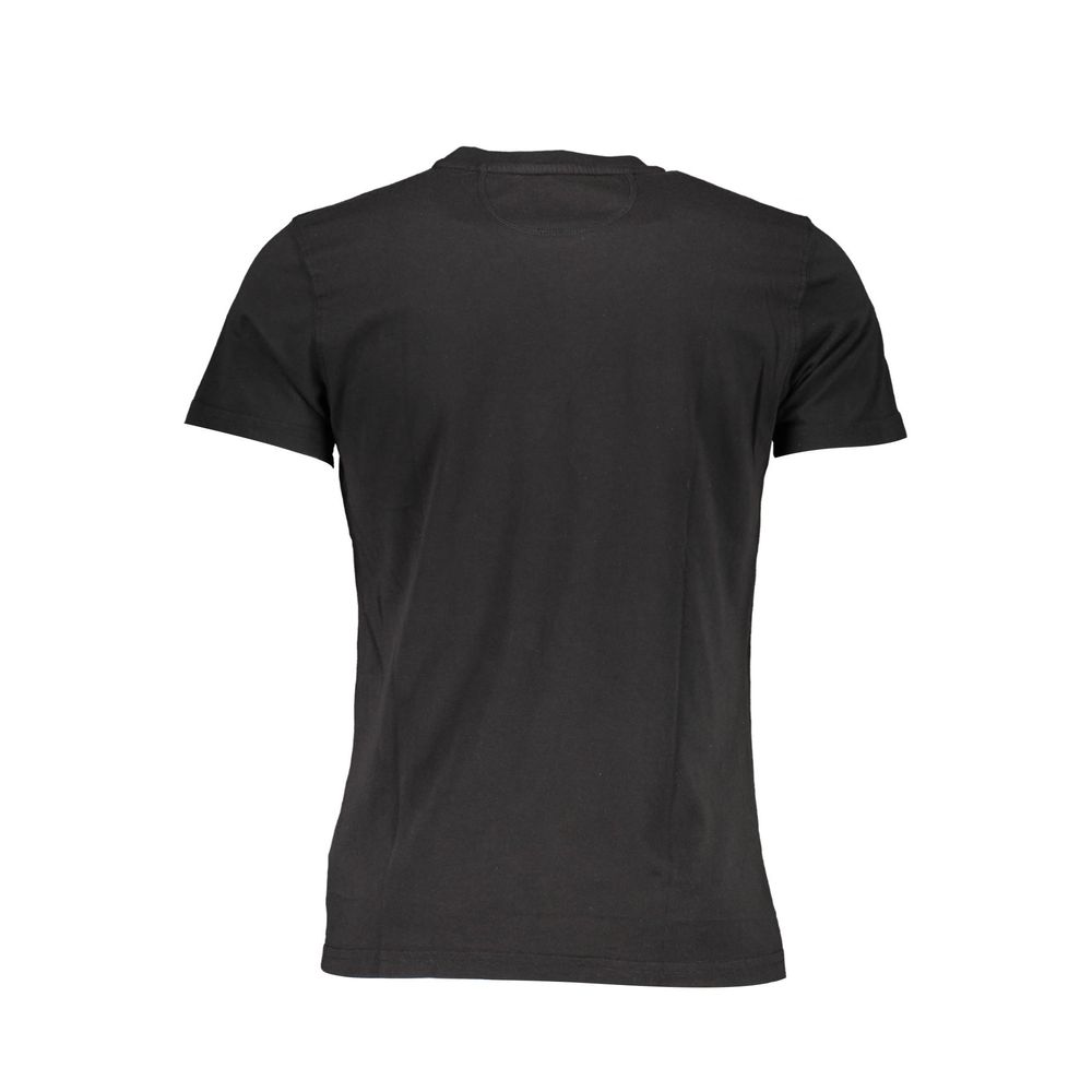 Black Cotton Men's T-Shirt - ventzia