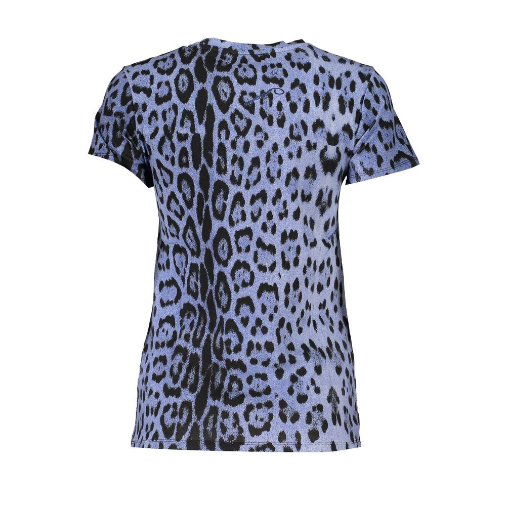 Azzurro Cotton Women T-Shirt - ventzia