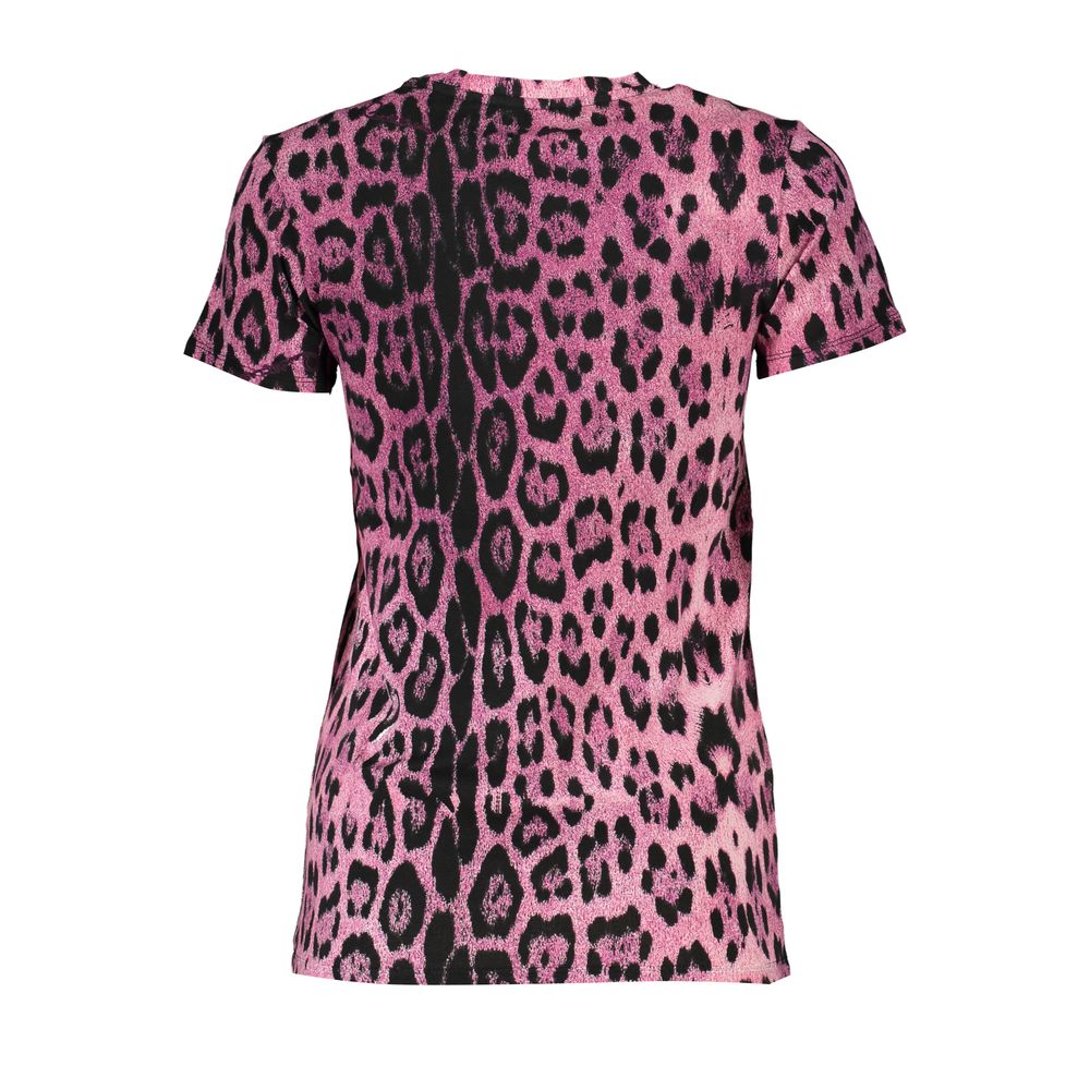 Pink Cotton Women T-Shirt - ventzia