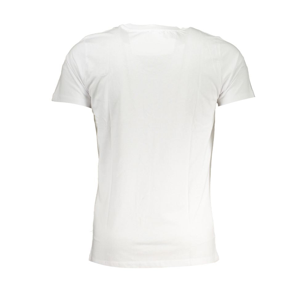 White Cotton Men's T-Shirt - ventzia