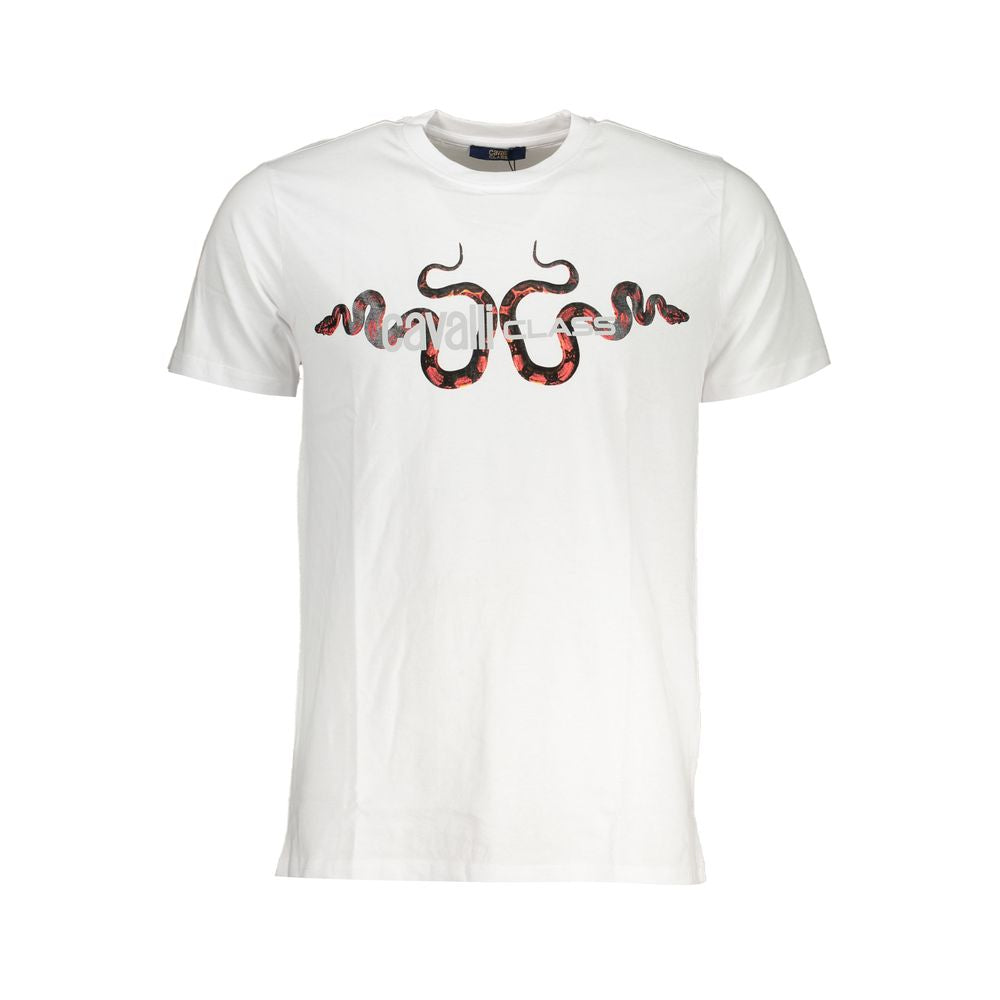 White Cotton Men T-Shirt - ventzia