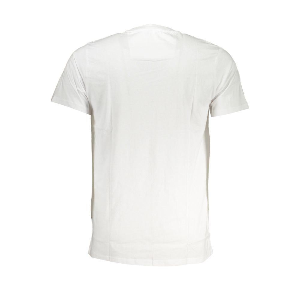 White Cotton Men T-Shirt - ventzia