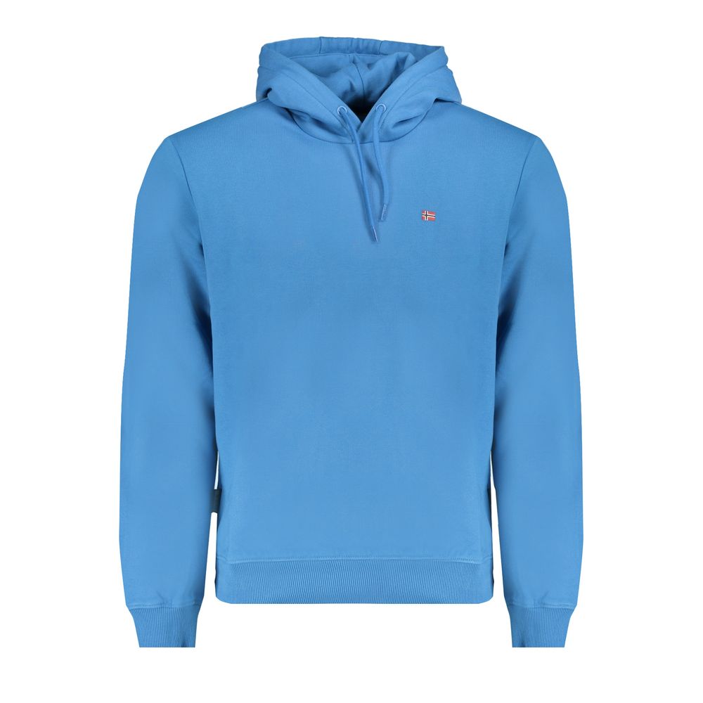 Blue Cotton Men Sweatshirt - ventzia