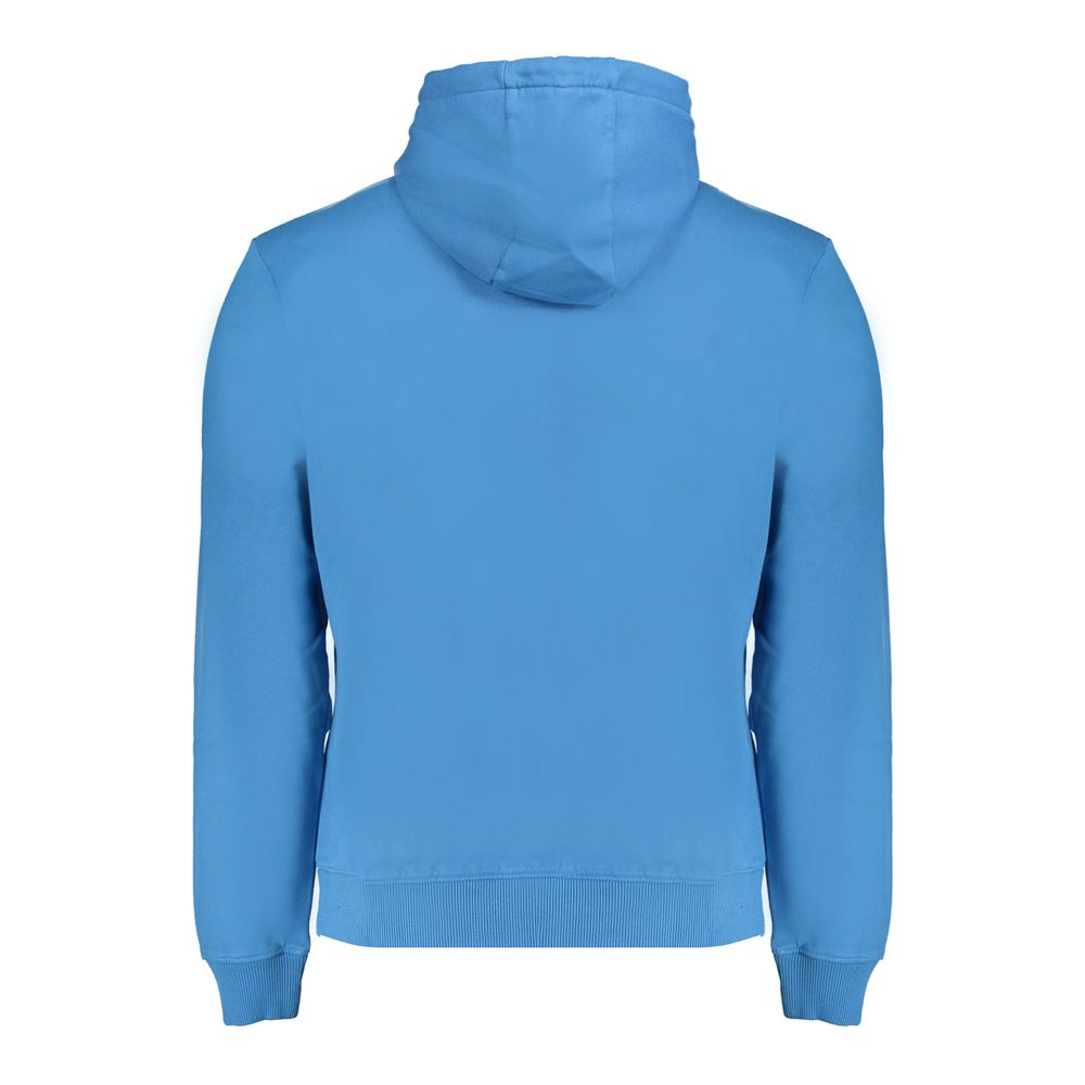 Blue Cotton Men Sweatshirt - ventzia