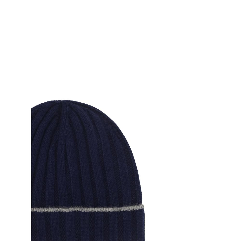 Blue Cashmere Beanie - ventzia