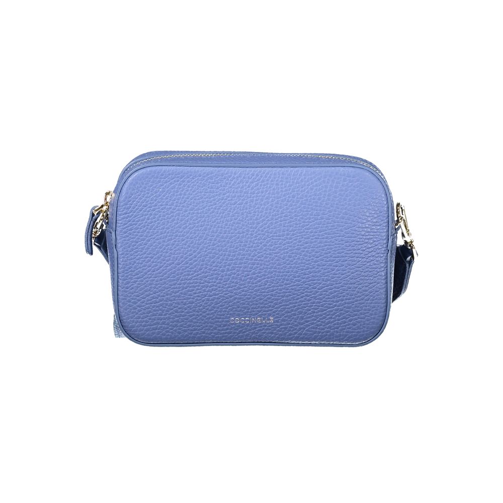 Blue Leather Handbag