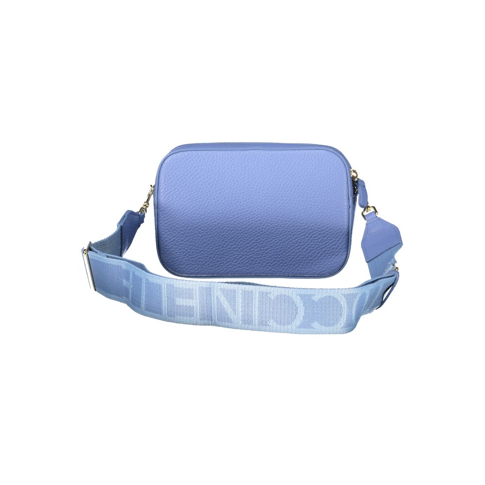 Blue Leather Handbag
