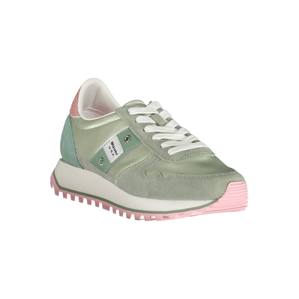 Green Polyester Sneaker