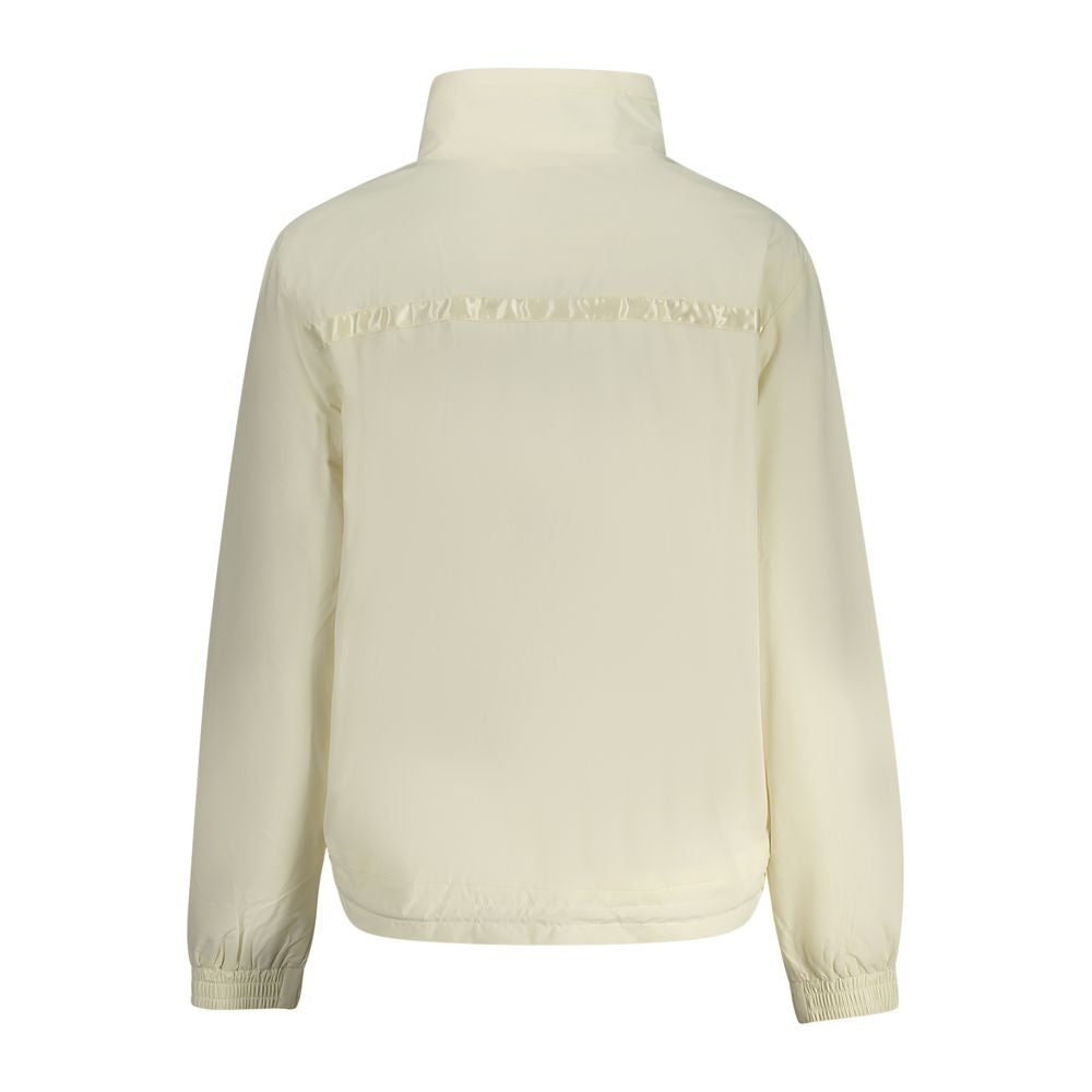 White Nylon Women's Jacket - ventzia