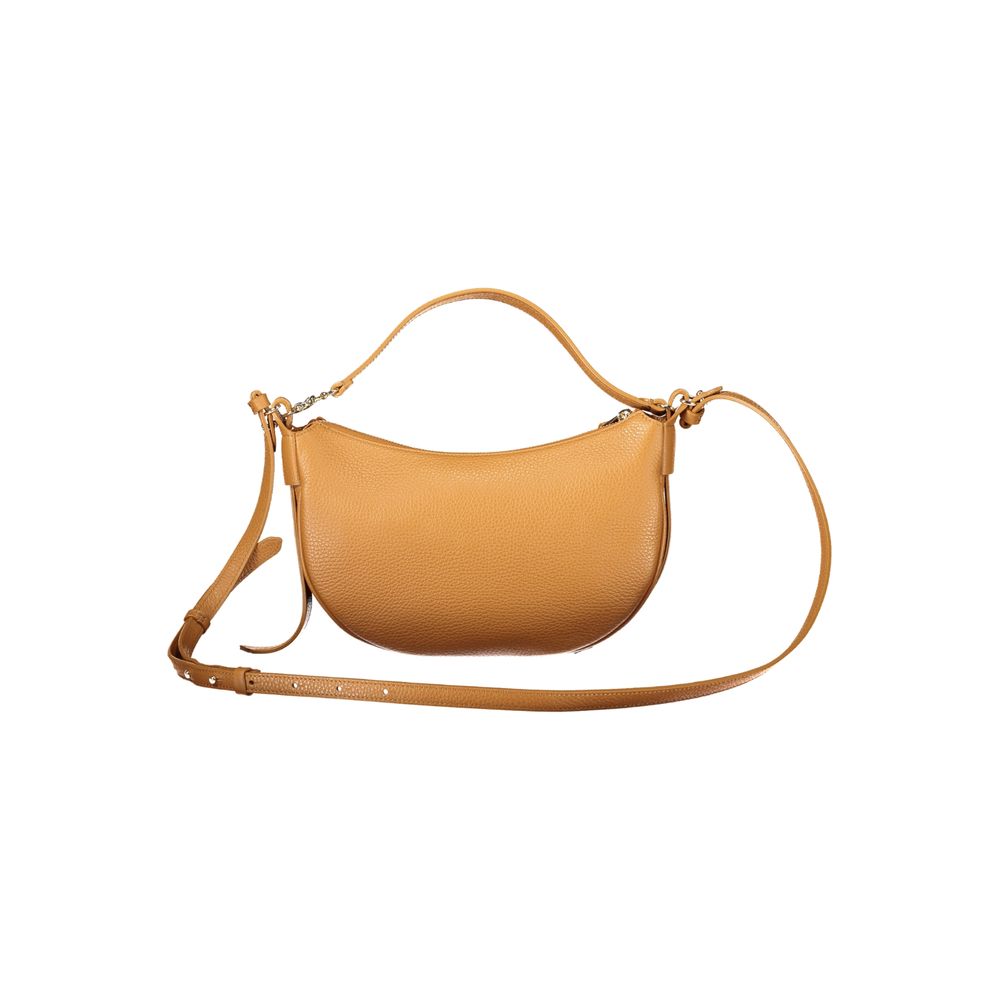 Marrone Pelle Woman Shoulder Bag - ventzia