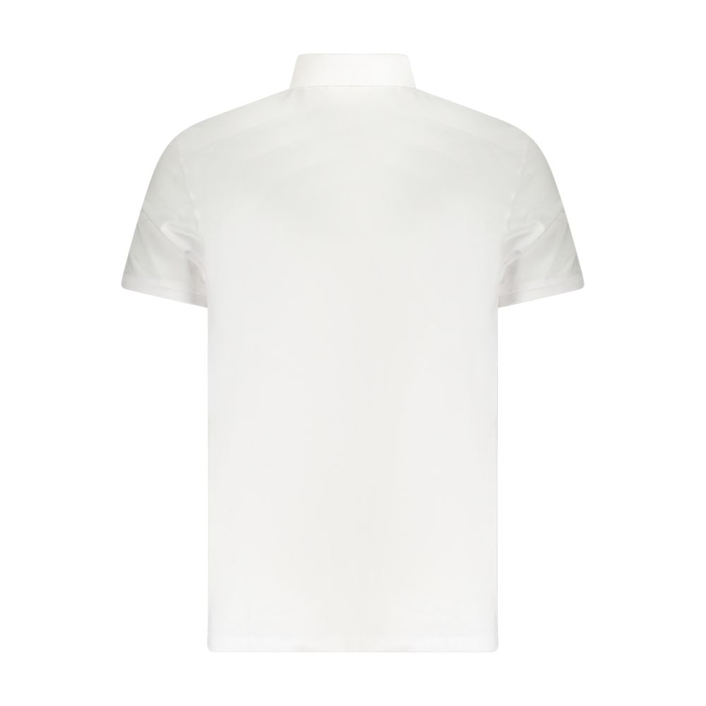 White Cotton Men Polo - ventzia