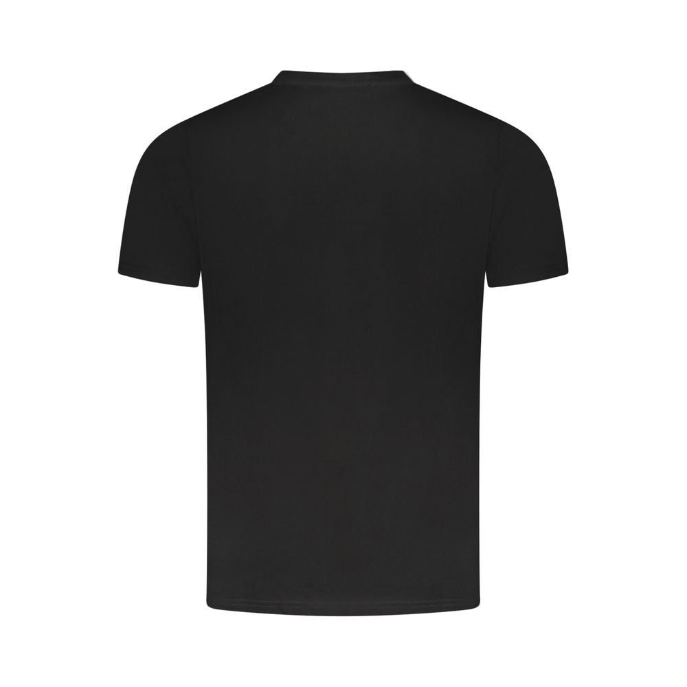 Black Cotton Men T-Shirt - ventzia