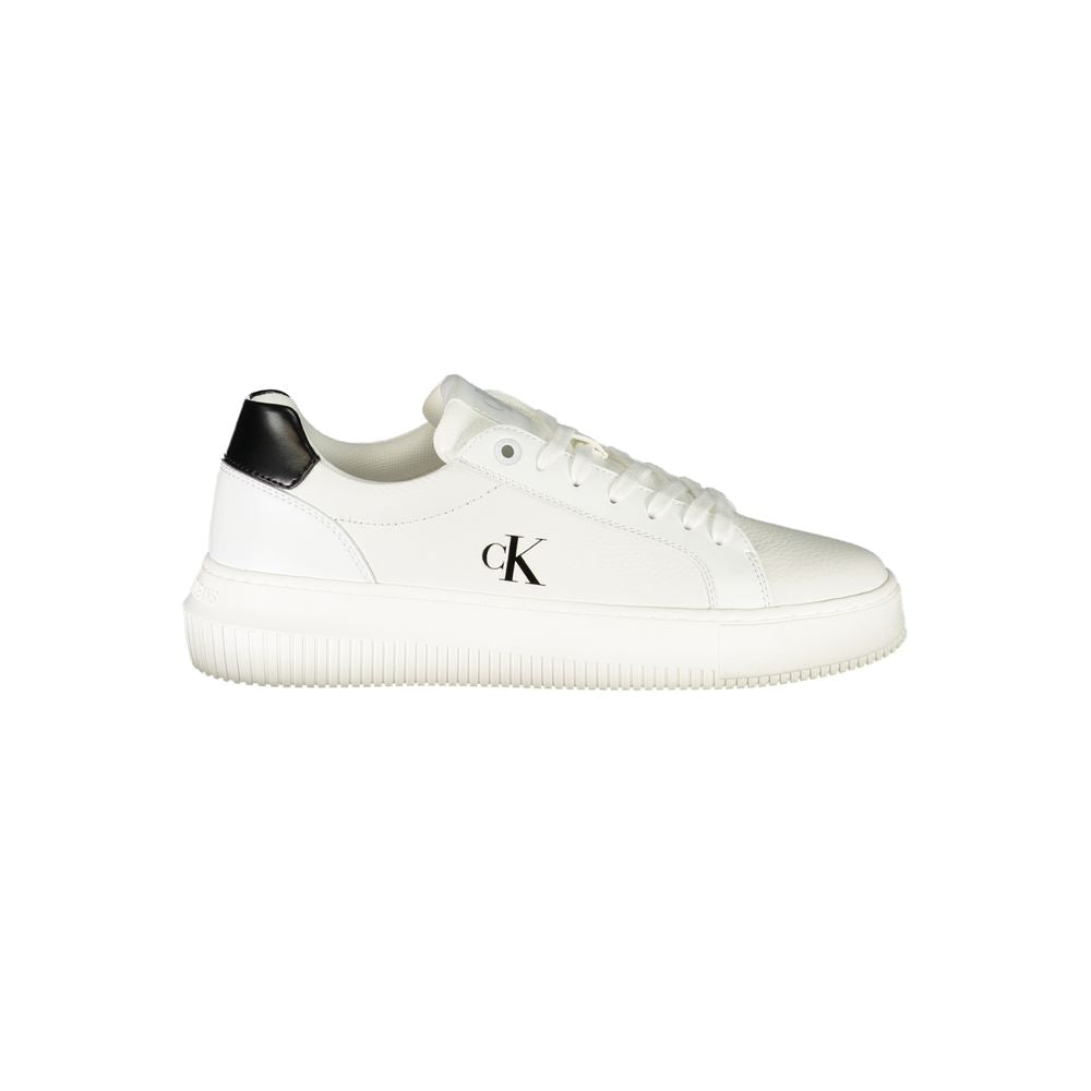 Bianco Polyurethane Women Sneaker - ventzia