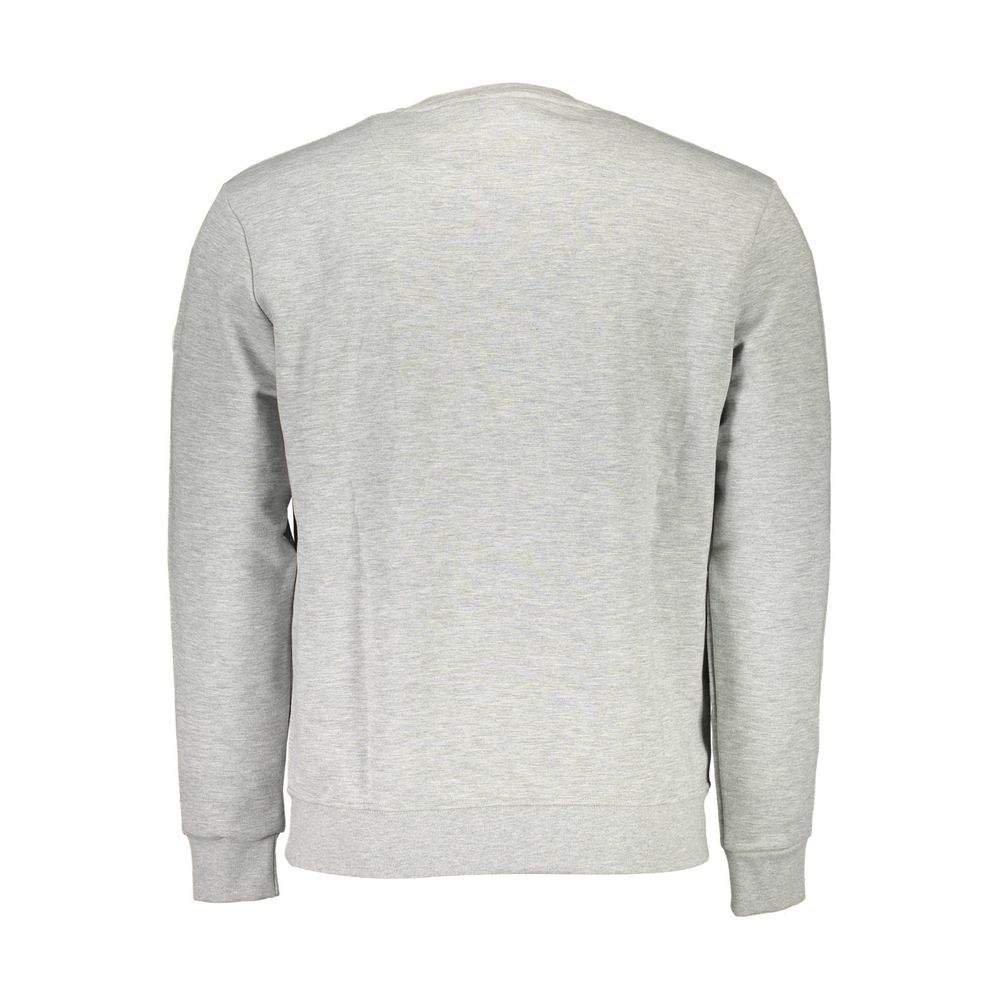 Gray Cotton Men Sweatshirt - ventzia