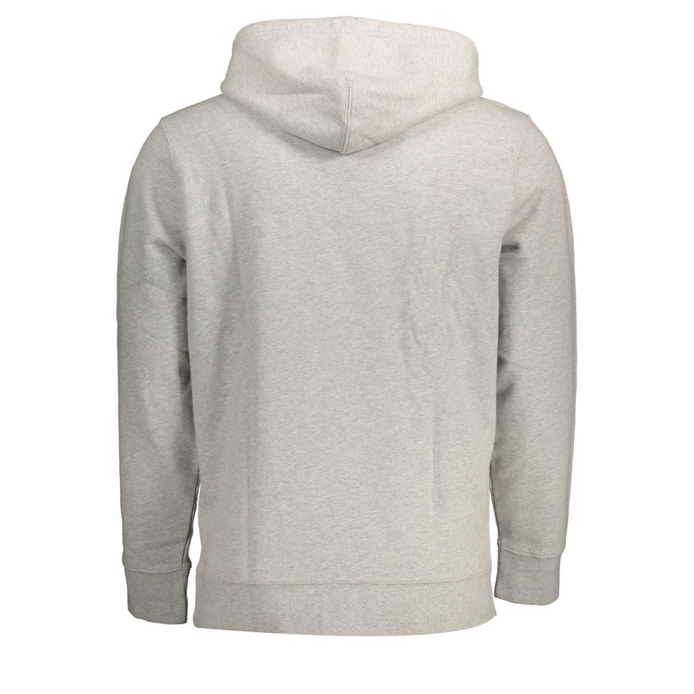 Gray Cotton Men Sweatshirt - ventzia