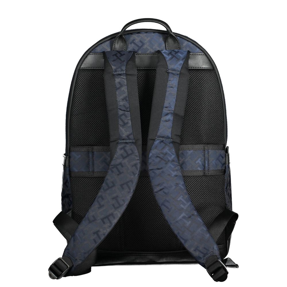 Blue Polyester Mens Backpack - ventzia