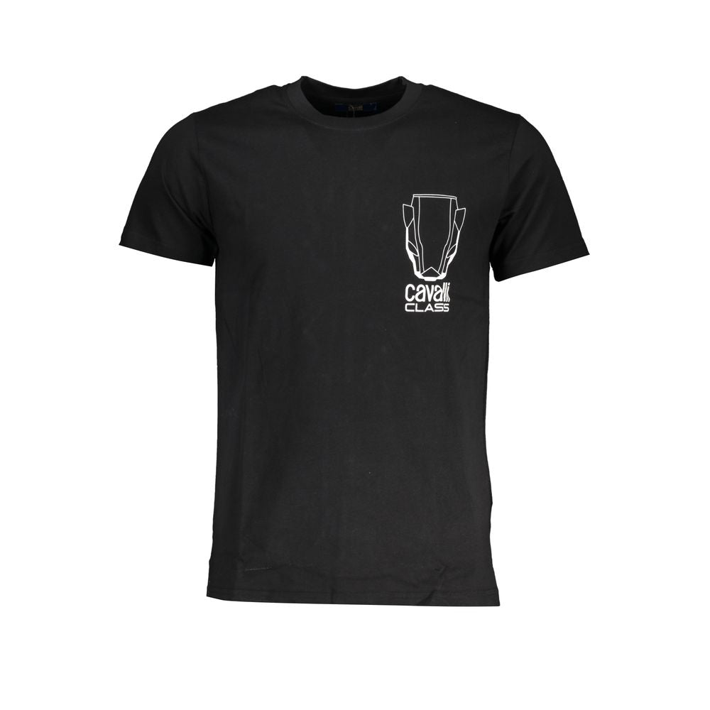 Black Cotton Men T-Shirt - ventzia