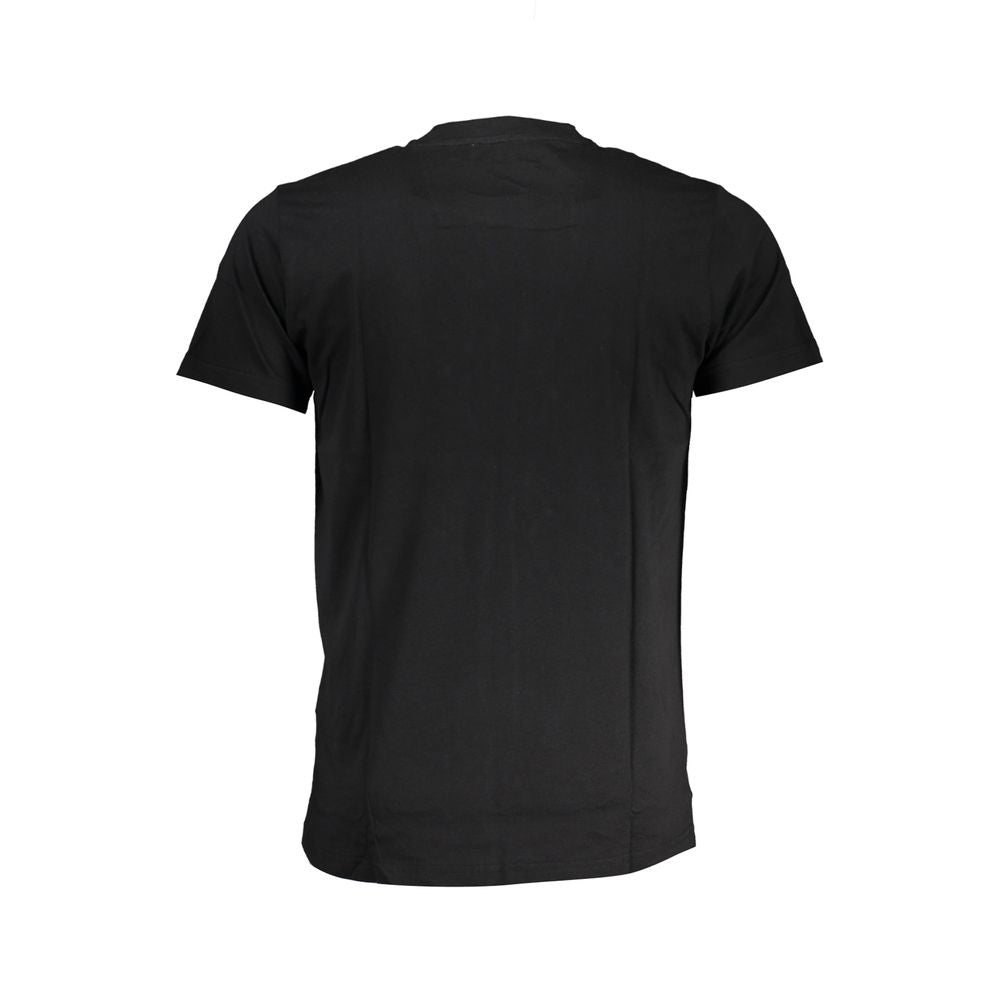 Black Cotton Men T-Shirt - ventzia