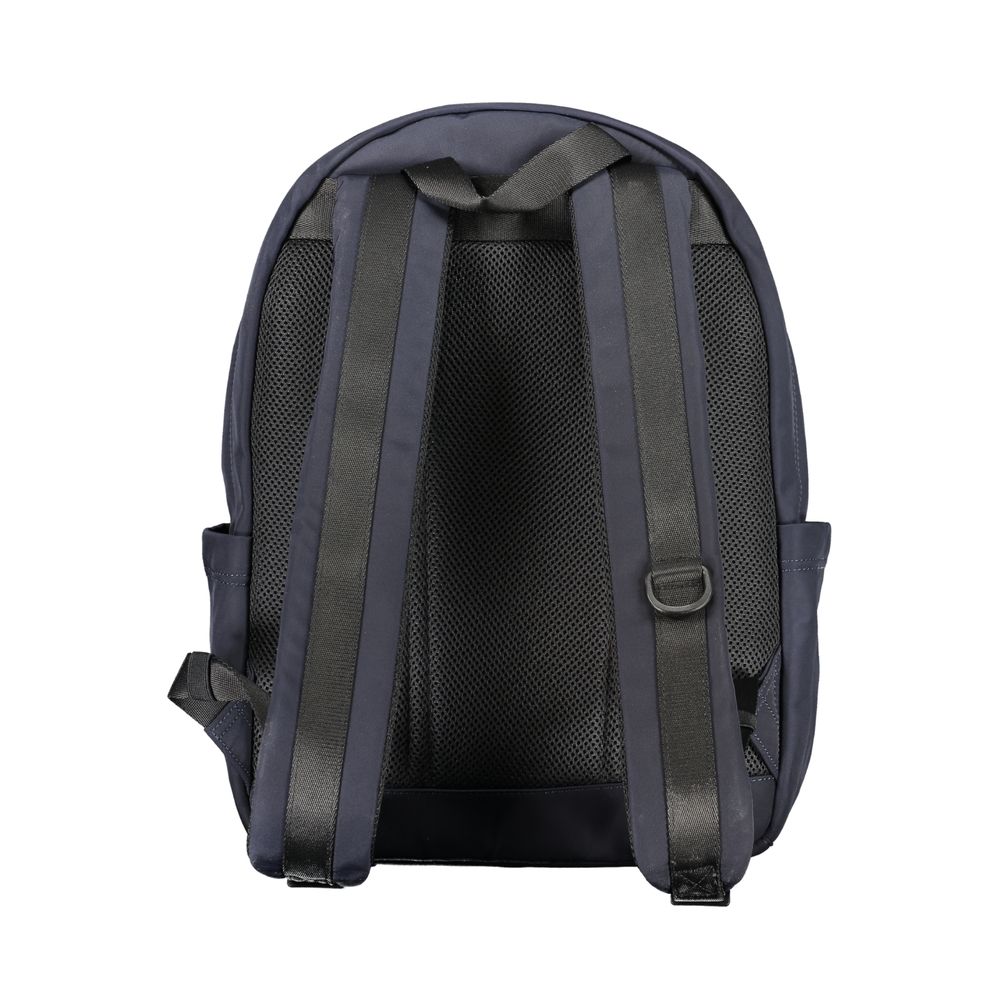 Blu Polyester Men Backpack - ventzia