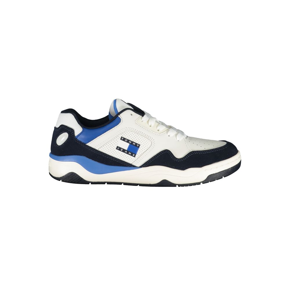 Blue Polyurethane Men Sneaker - ventzia