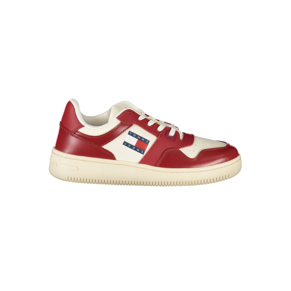 Rosso Leather Women Sneaker - ventzia