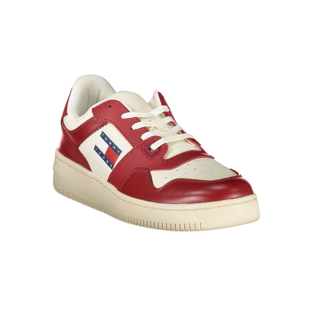 Rosso Leather Women Sneaker - ventzia