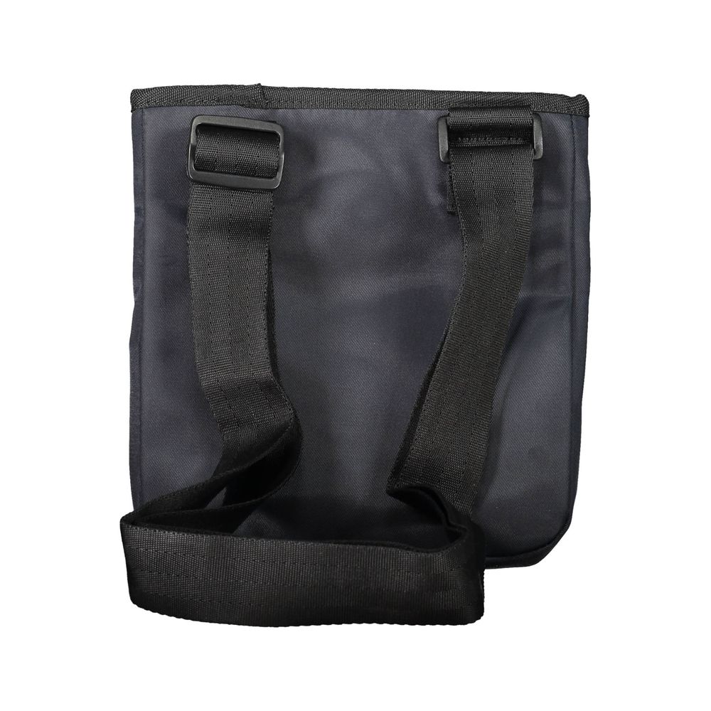 Blue Polyester Men's Shoulder Bag - ventzia