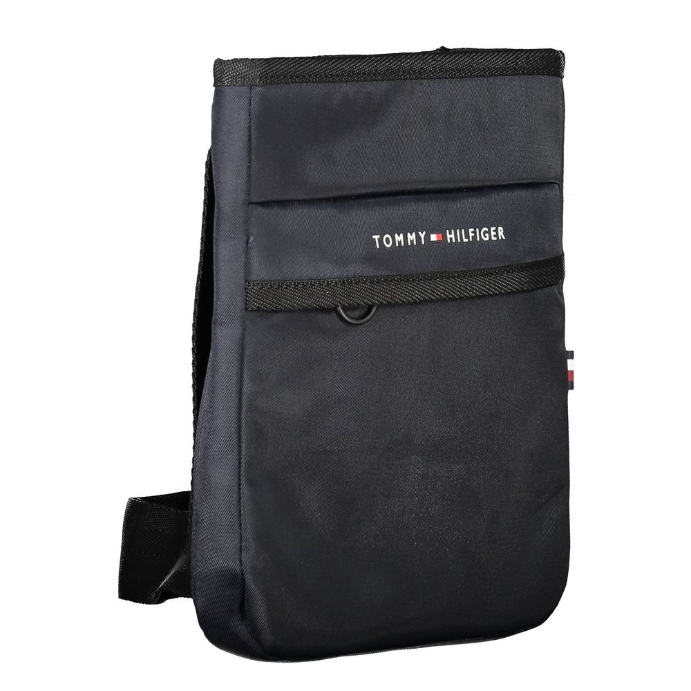 Blue Polyester Men's Shoulder Bag - ventzia