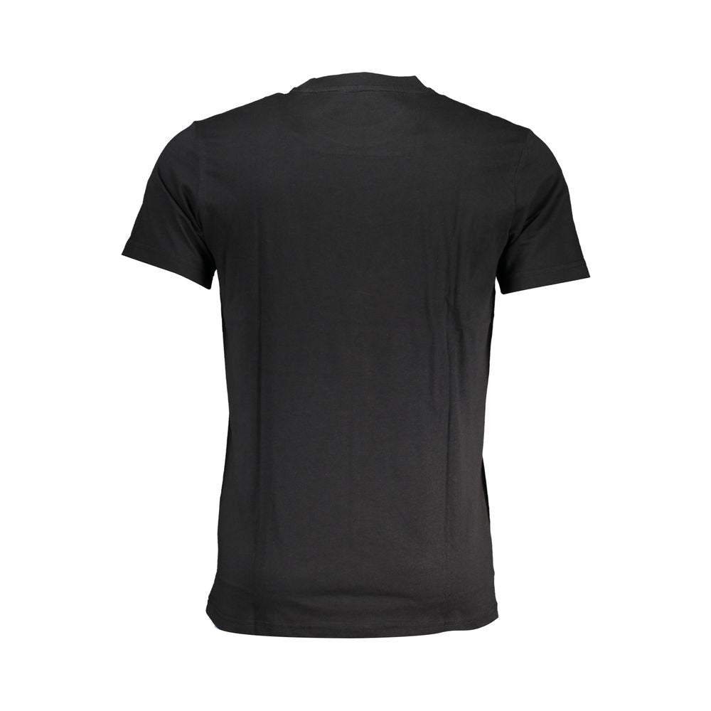Black Cotton Men's T-Shirt - ventzia