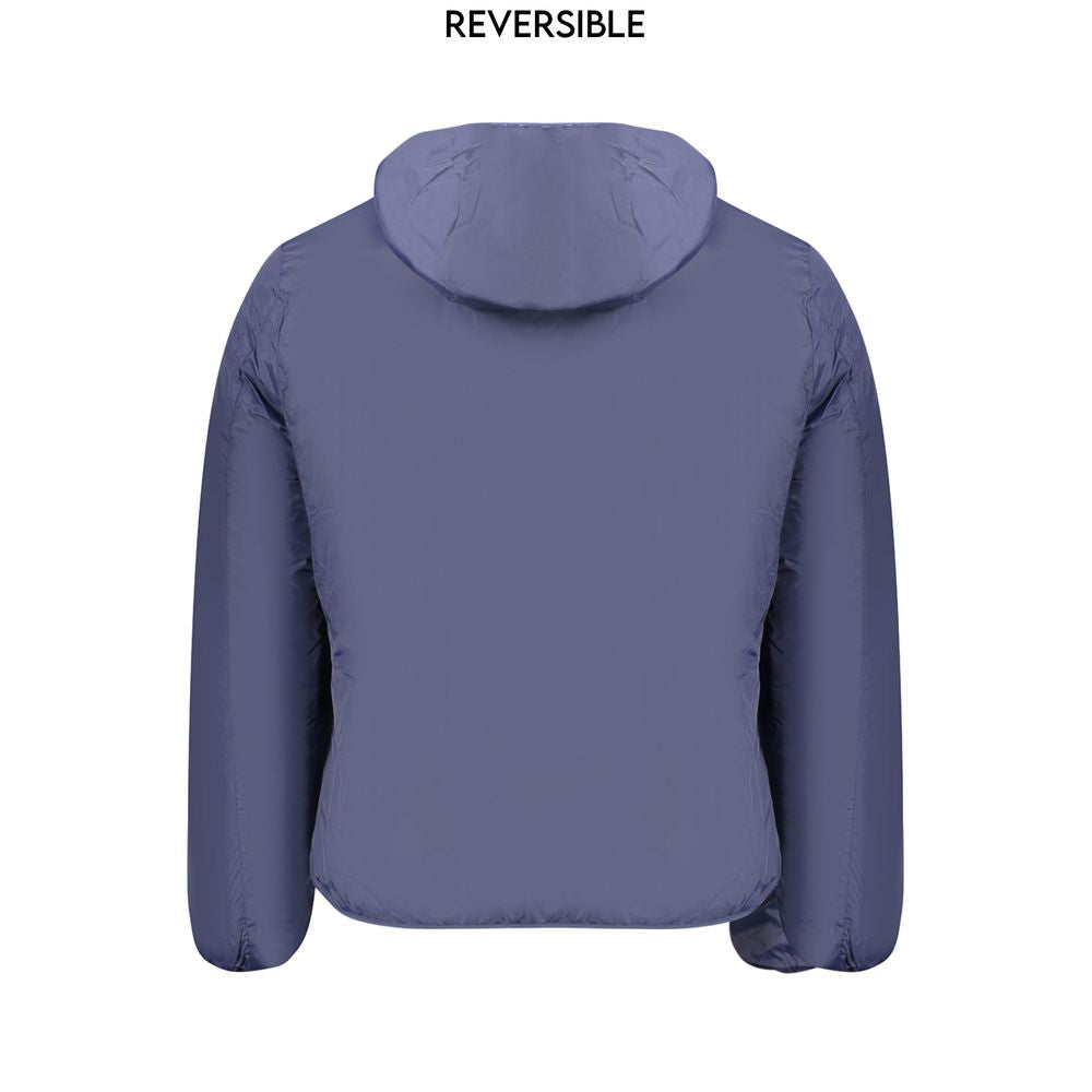 Blue Poliammide Men's Jacket - ventzia