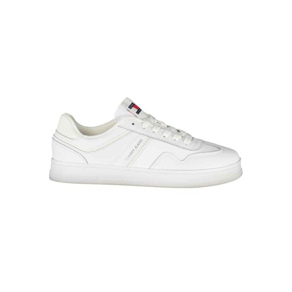 Bianco Polyurethane Women Sneaker - ventzia