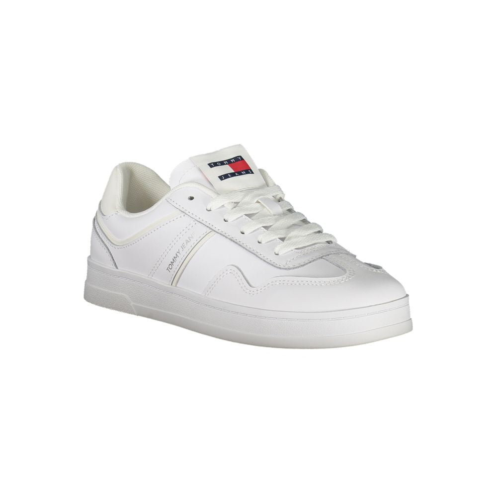 Bianco Polyurethane Women Sneaker - ventzia