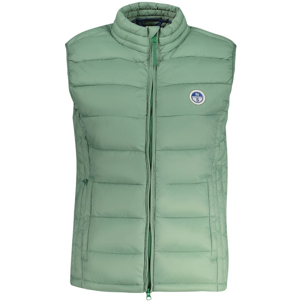 Verde Poliammide Woman Vest - ventzia
