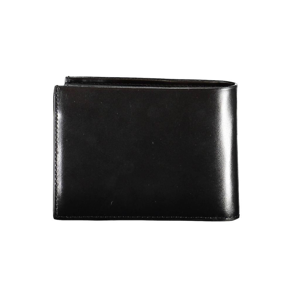 Black Leather Men Wallet - ventzia