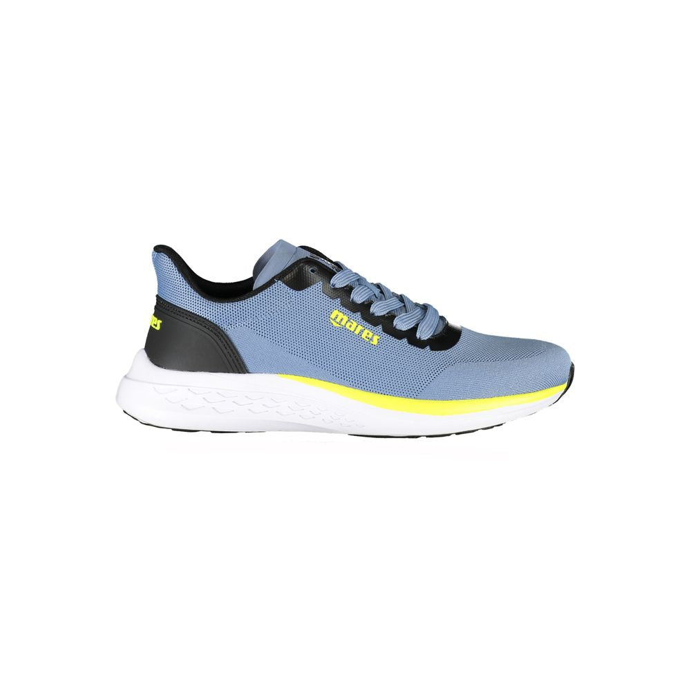 Azzurro Polyester Men Sneaker - ventzia