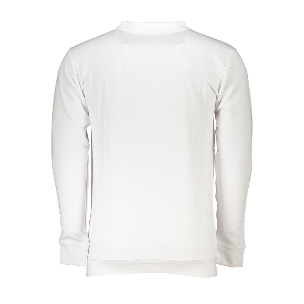 White Cotton Men Sweater - ventzia