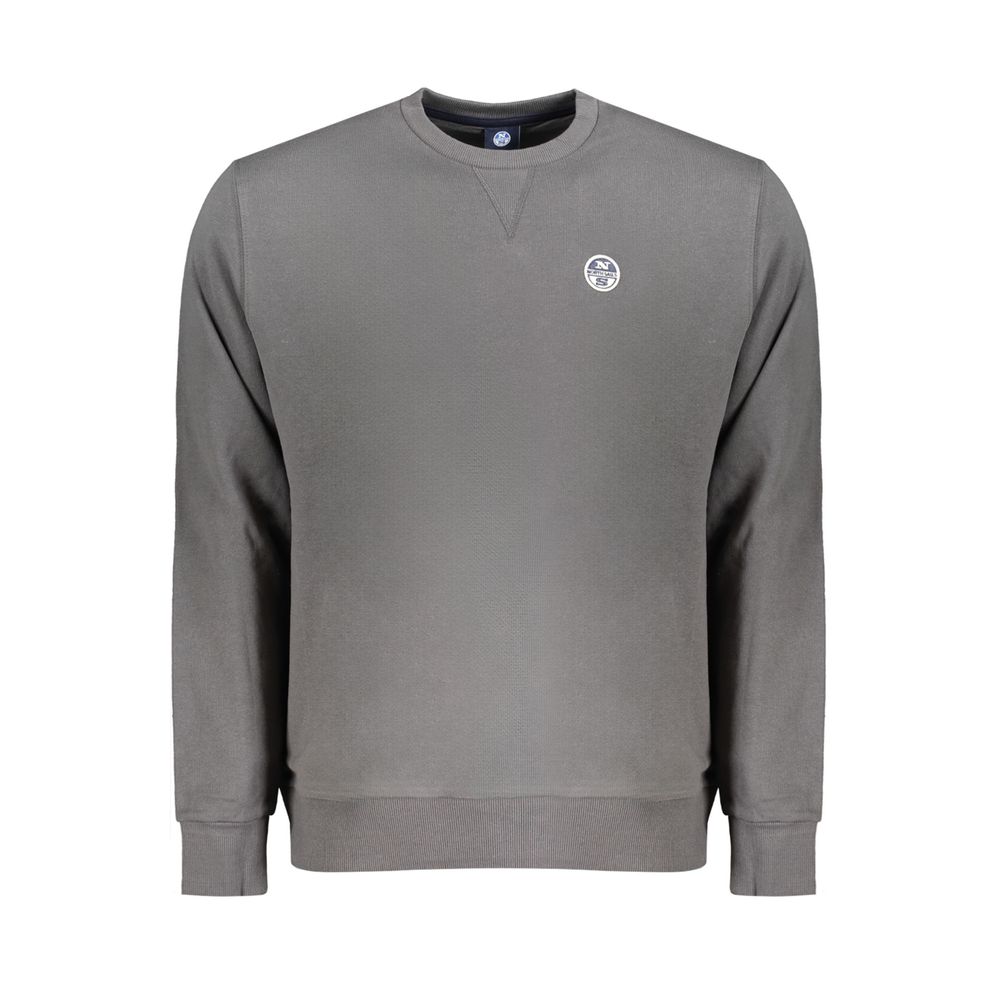 Grigio Cotton Men Sweatshirt - ventzia