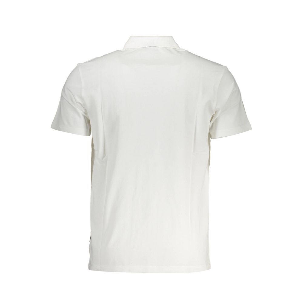 White Cotton Polo Shirt